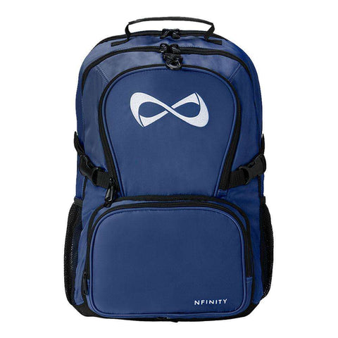 Nfinity Black Sparkle Backpack - Red Logo