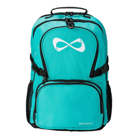 Nfinity Black Sparkle Backpack - Teal Logo