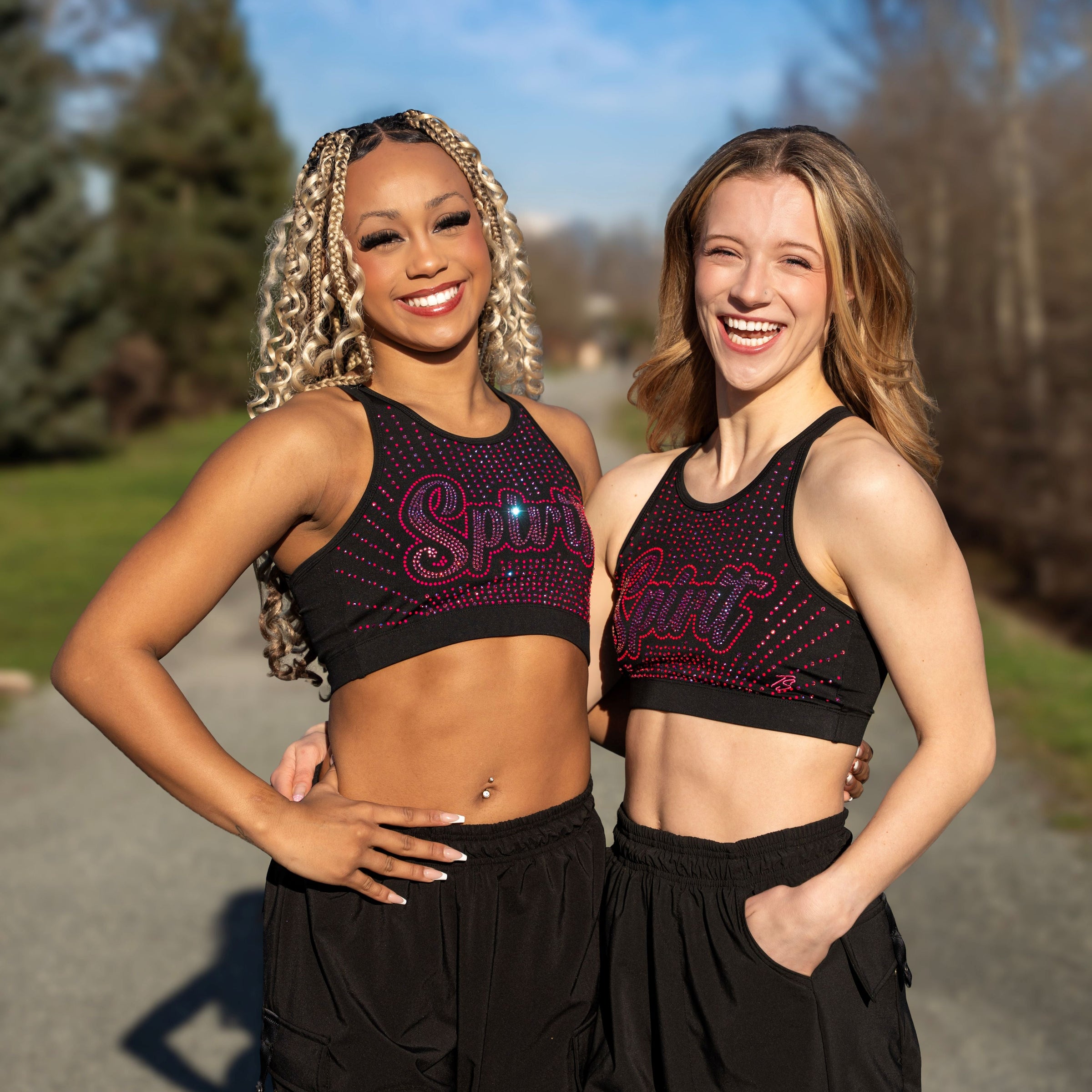 Total Spirit x La'Mya Rhinestone Bra