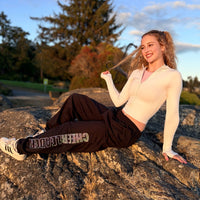 Rhinestone Cheerleader Sweatpants