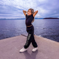Rhinestone Cheerleader Sweatpants