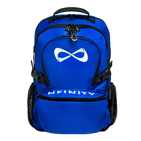Nfinity Black Sparkle Backpack - Teal Logo