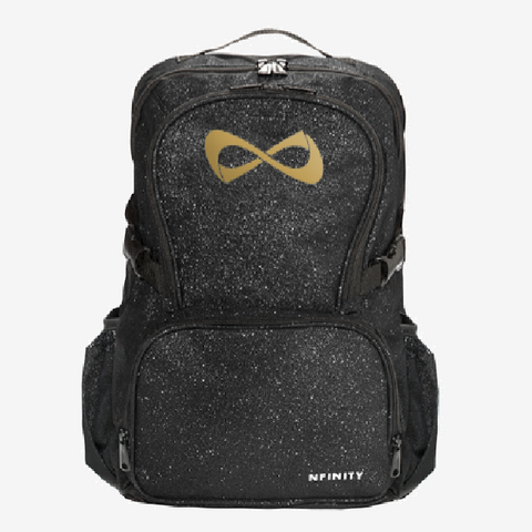 Gold sparkle backpack hotsell