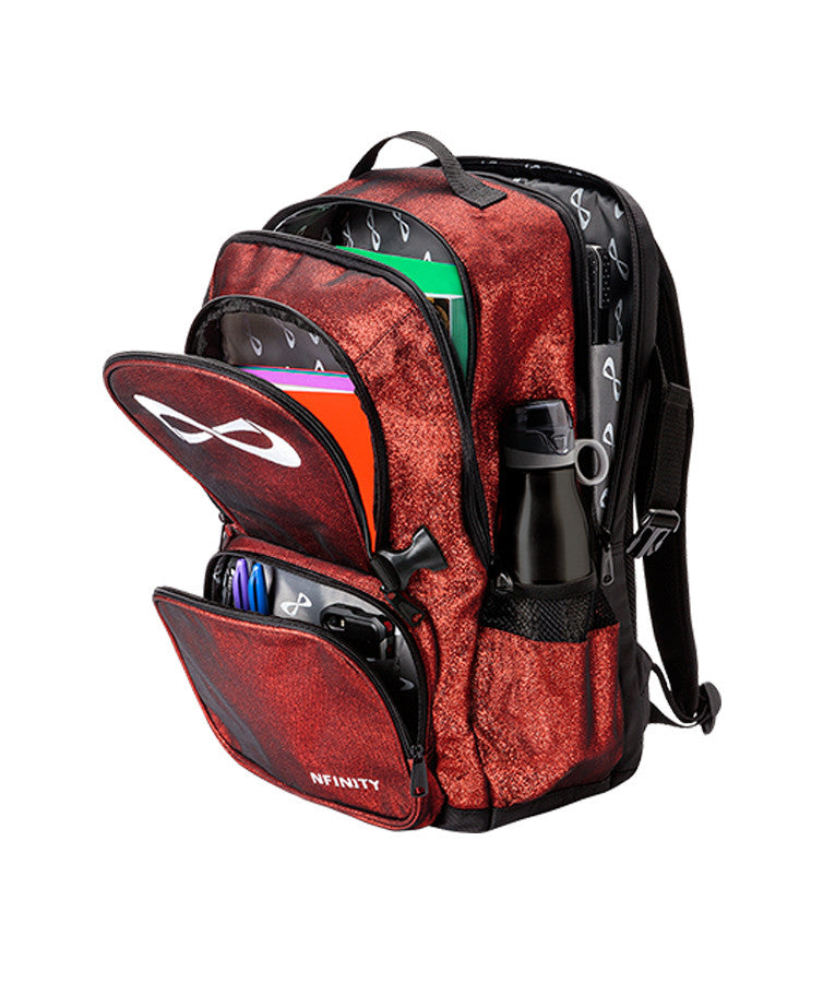 Nfinity Red Sparkle Backpack